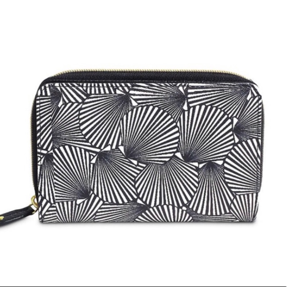 Kim Rogers Wallet NWT Navy- White - Gold - Zipper